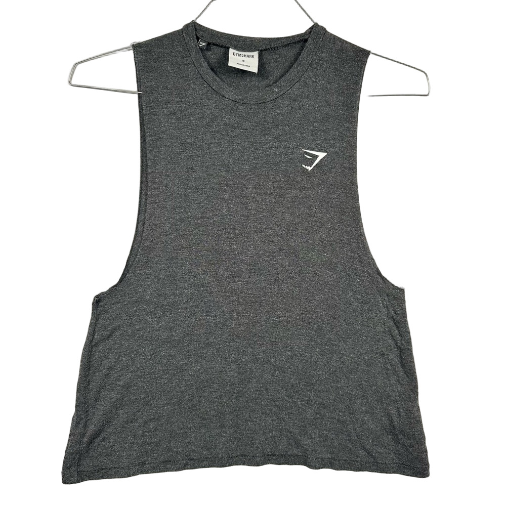 Gymshark Charcoal “be a visionary” Muscle Tee Size Small